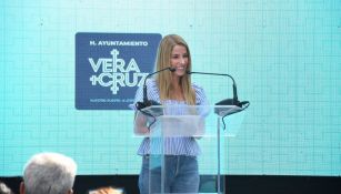 La alcaldesa de Veracruz Patricia Lobeira Rodríguez