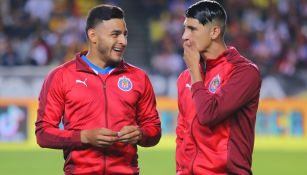 Alexis Vega y Alan Pulido en Chivas en 2019