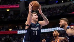 Luka Doncic lideró el triunfo de Dallas