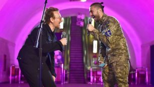 Bono y The Edge cantando en un metro de Kiev
