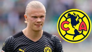 Erling Haaland en acción con Borussia Dortmund