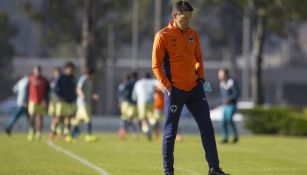 Guille Franco con la Sub 20 de Rayados