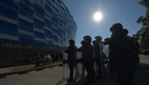 Seguridad en el Estadio Cuauhtémoc 