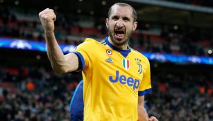 Giorgio Chiellini, en festejo de gol