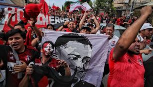 Aficionados de Atlas previo al Clásico Tapatío