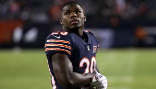 Tarik Cohen en un juego con los Chicago Bears