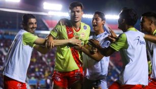 Jesús Ramírez celebra con Atlético Morelia