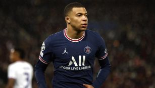 Kylian Mbapp en partido con Paris Saint Germain