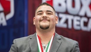 Andy Ruiz en conferencia de prensa