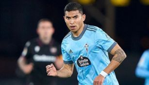 Orbelín Pineda durante un partido del Celta de Vigo