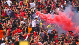 Afición del Atlas en la Final de Ida vs Tuzos