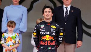 Checo Pérez conmovido tras ganar el GP de Mónaco