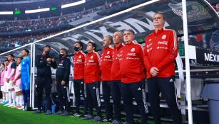 Tata Martino y su cuerpo técnico, previo al duelo ante Nigeria