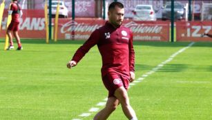 Jean Meneses en entrenamiento con Toluca