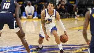 Juan Toscano en un partido de Golden State Warriors