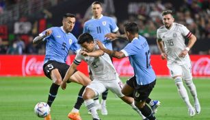 Fernando Beltrán vio acción en el duelo contra Uruguay