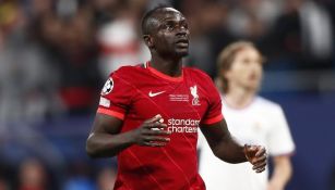 Sadio Mané jugando la Final de Champions League con Liverpool