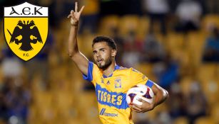 Diego Reyes, en festejo de gol