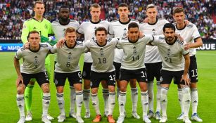 Alemania utilizando jersey de la femenil en la UEFA Nations League