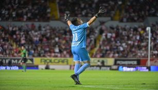 Miguel Jiménez durante un partido en la Liga MX