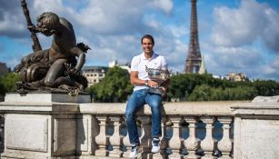Rafa Nadal presume su título en París