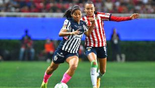 Partido disputado entre Chivas y Rayadas