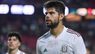 Néstor Araujo tras un partido de la Selección Mexicana