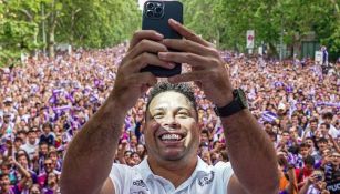 Ronaldo en selfie con la afición del Real Valladolid