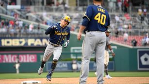 Luis Urías: Cuadrangular del mexicano no evitó derrota de Brewers ante Nationals