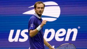 Daniil Medvedev durante un partido en el Abierto de Estados Unidos