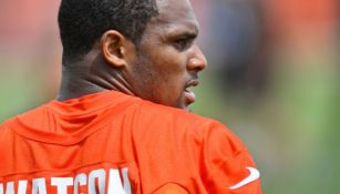 Deshaun Watson entrenando con los Browns