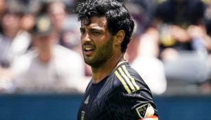 Carlos Vela durante un partido del LAFC