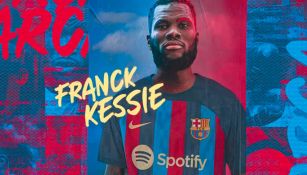 Frank Kessie, presentado con los Blaugranas