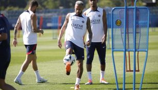 Neymar en pretemporada con el PSG