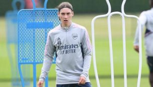 Marcelo Flores en pretemporada con el Arsenal