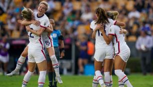 Estados Unidos en festejo de gol