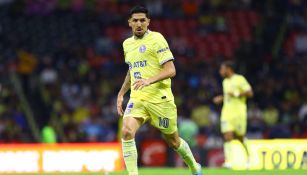 Diego Valdés durante un partido con América