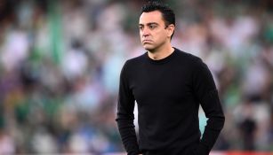 Xavi Hernández en un partido de Barcelona