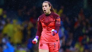 Renata Masciarelli en un partido de América