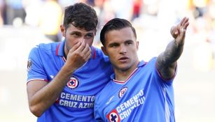 Christian Tabó junto a Santiago Giménez