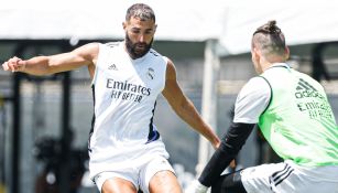 Benzema en pretemporada con el Real Madrid