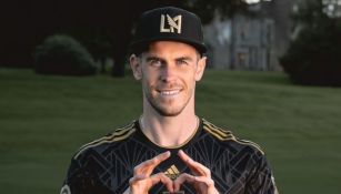 Gareth Bale con la playera de LAFC