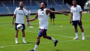 Neymar en entrenamiento