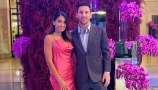 Antonella y Messi