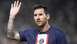Lionel Messi en acción con PSG