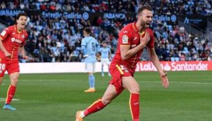 Borja Mayoral en festejo con Getafe