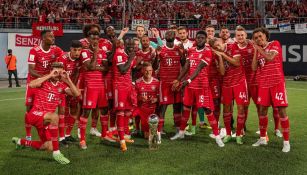 Bayern Múnich tras ganar la Supercopa de Alemania