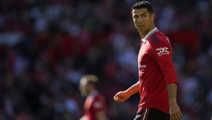 Cristiano Ronaldo en juego con el Manchester United