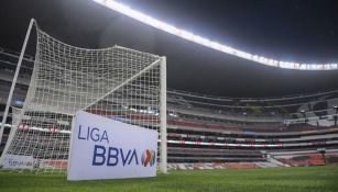 Previo a un  partido de la Liga MX