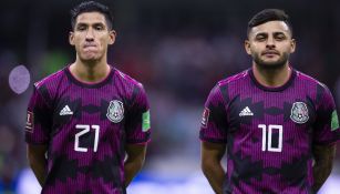 Antuna y Vega en un partido de México